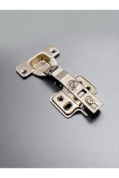 ANİLSO Frenli Düz Menteşe 10 Adet Yavaş Kapanan Kaliteli Pistonlu Düz Menteşe