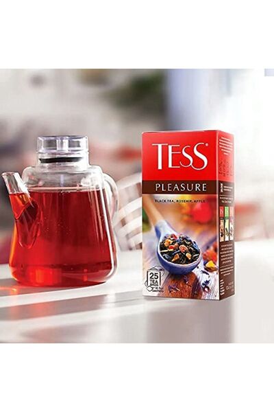 Tess Pleasure kuşburnu çayı (elma kabukları) Poşet çay