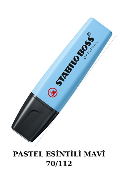 Stabilo STABİLO BOSS FOSFORLU KALEM – PASTEL ESİNTİLİ MAVİ 70/112