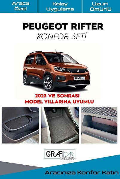 GRAFİCAR Peugeot Rifter Konfor Seti-iç Trim Kumaş Kaplama-izolasyon Amaçlı Ka...