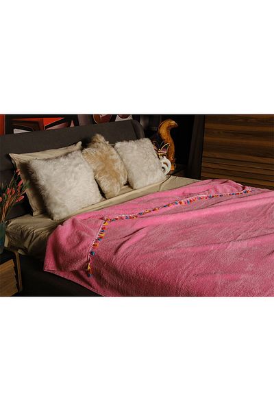 MİLAYS LİFE HOME COLLECTİON MILAY'S LIFE HOME - SOFT TASSELED WELSOFT Blanket Bedspread