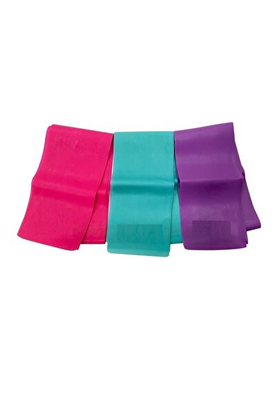 Bundeba Σετ 3 λάστιχα Pilates Band Pilates 120 X 7,5 εκ.