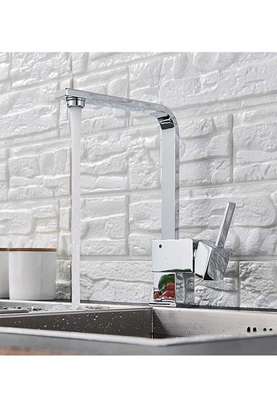KUSTAR Kiev Square Model Open Close Kitchen Sink Faucet with 2 Years Warranty