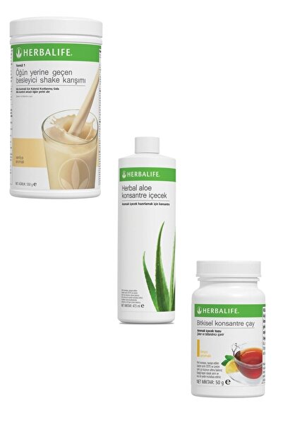 Herbalife Başlangıç Set / Vanilyalı Shake - Aloe Vera - 50 Gram Limonlu Çay