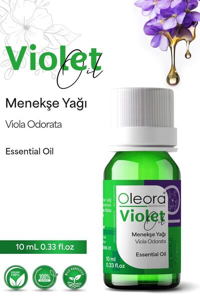Oleora زيت البنفسج - نقي، غير مخفف، أساسي (زيت البنفسج) 10 مل