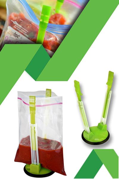 Bundera Refrigerator Storage Bag Bag Holder Baggy Rack