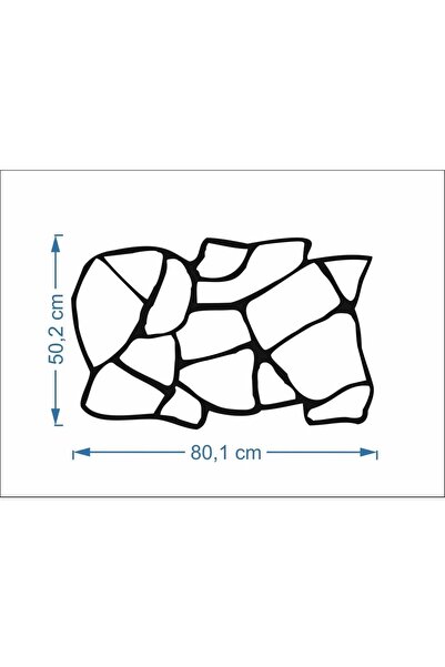 Piktura Taş Tuğla Stencil Şablon Kalın Malzeme Kayrak Taşı Model 2mm