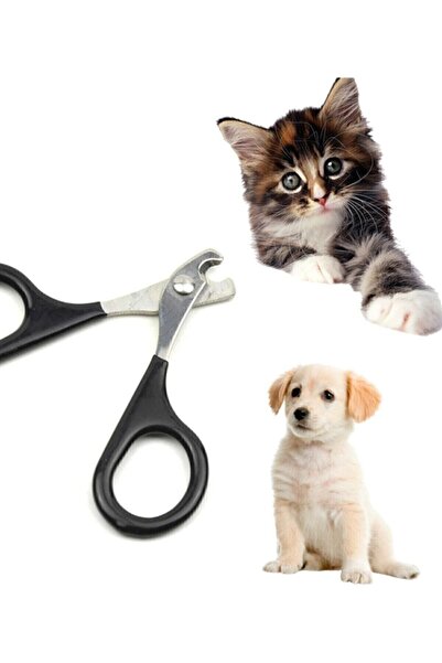 Bundera 2 Adet Kedi Köpek Siyah Tırnak Makası Pet Tırnak Düzeltme Kesme Evcil...