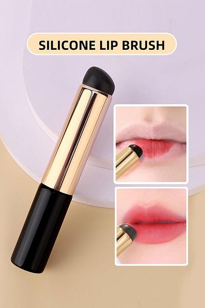 Bundera Round Lip Silicone Makeup Brush - Multi-Purpose, Washable Concealer