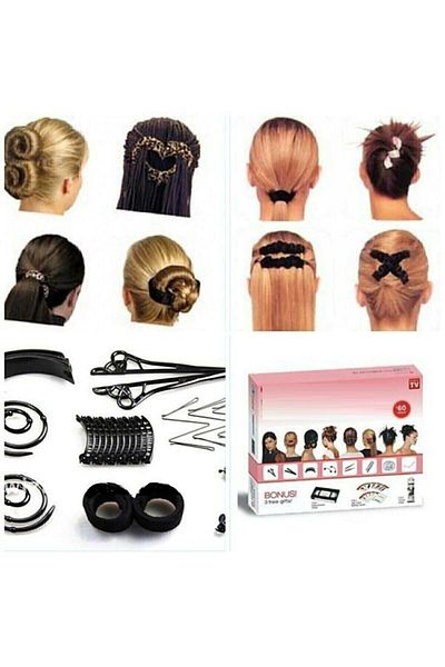 Bundera Hair Styling Set Hairpin Set Hairagami Magic Hairpin