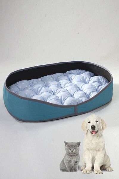 Bundera Suzi Cat Dog Bed Blue Pet Cat Cushion Cat Nest House Hut