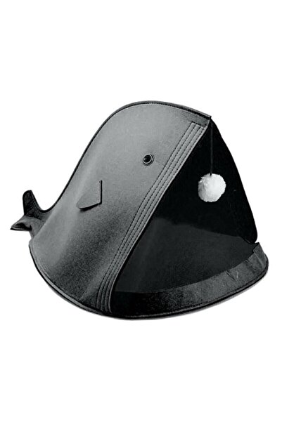 Bundeba Cat Hut Kedi Yuvası Evi Köpek Yatağı Kulübesi Minderi Pet Hut Evcil Hayvan Yatak Yuva Kulübe Siyah