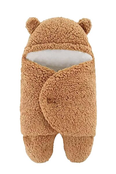 Bundera Generation Newborn 0-6 Months Baby Outer Swaddle Sleeping Bag Wellsoft Plush Hooded Wrap Blanket