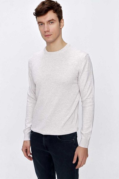 Morven Πλεκτό πουλόβερ Basic Dynamic Fit Relaxed Cut Crew Neck