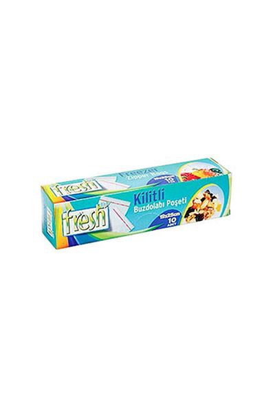 FRESHUP Ziplock Refrigerator Bag 19 Cm X 25 Cm 10 Pieces