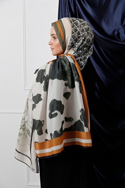 Şaless Χακί Χρώμα Schaless Trio Πανό με μοτίβο σάλι