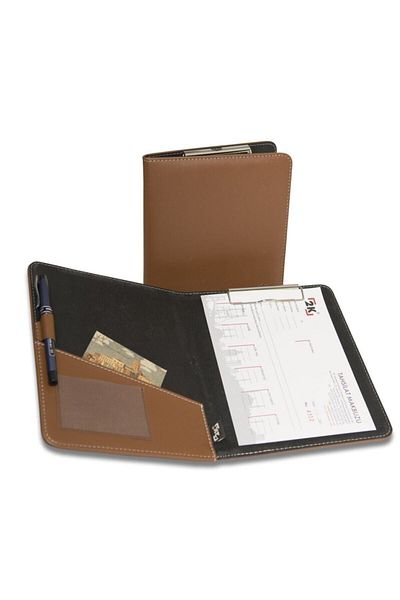 2K A5 Faux Leather Covered Secretary Block Tray Tan Suitable Only for A5 Size Documents!!!