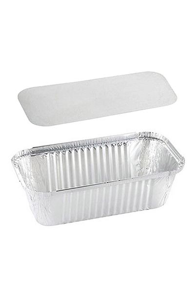 Roll-Up طقم غطاء وغطاء ألومنيوم عميق مستطيل 1000 جرام 100 قطعة