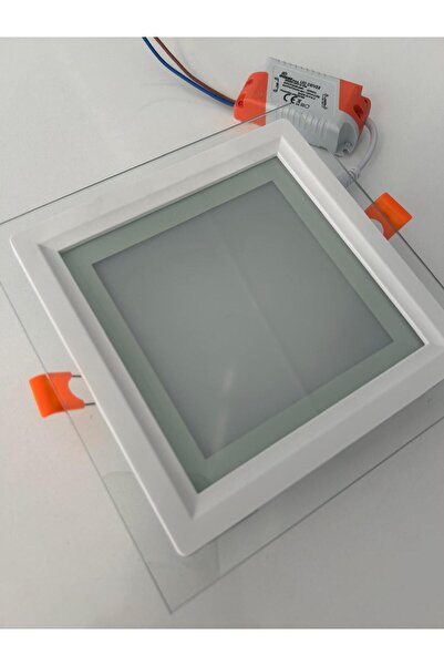 OOKAY 12 Watt Kare Cam Panel (SIVA ALTI) Beyaz