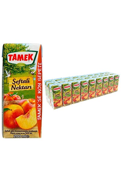 TAMEK Şeftali Nektarı 200 ml X 27 Adet