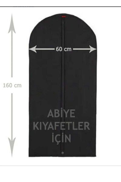 teknotrust Black Evening Dress - 5 Pcs, 60X160 Gamboç, Nonvoven Interlining, Floor-Length 160X150-160X200