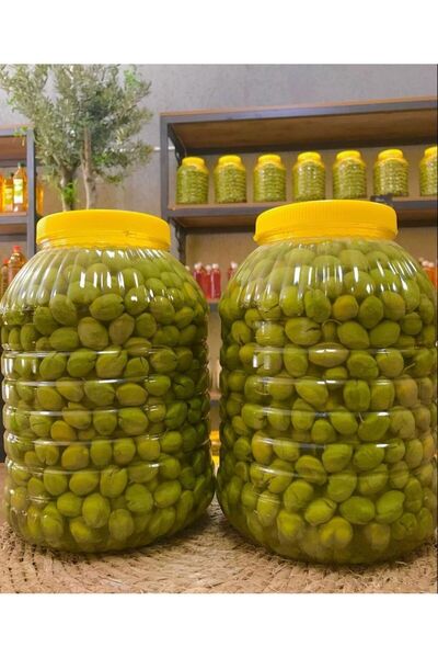 Hatay Has Çiftlik Yesil Kırma Zeytin (5 LİTRE)