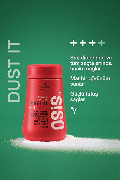 Osis Dust It Güçlü Tutuş Mat Hacim Saç Pudrası 10g + Flexwax Ultra Güçlü Doku Veren Krem Wax 85ml