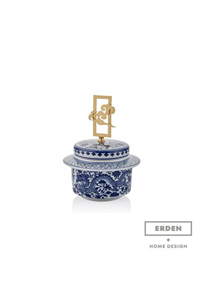 Erden Home Design ASIA BLEU BLANC YAZILI KUP KUCUK