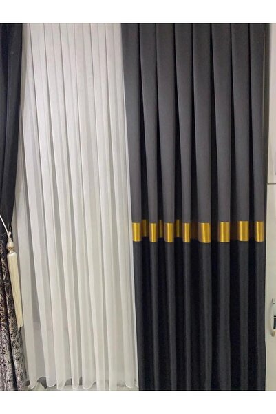 ARMİN İSTANBUL Cortina de fundal de bord 1/3 plisată cu o singură aripă