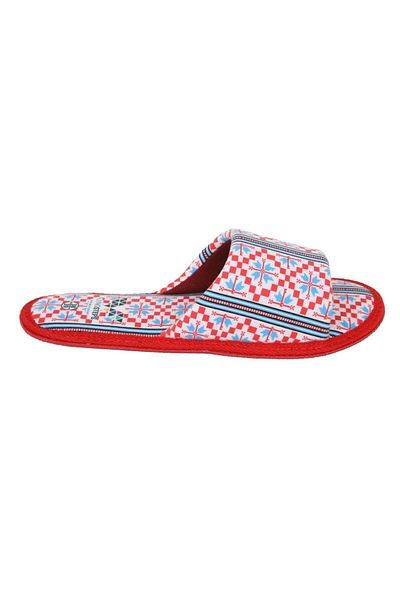 Flyingsteps Papuci pentru interior cu talpă anti-alunecare, cu model Kilim, pentru patru anotimpuri, pentru interior deschis