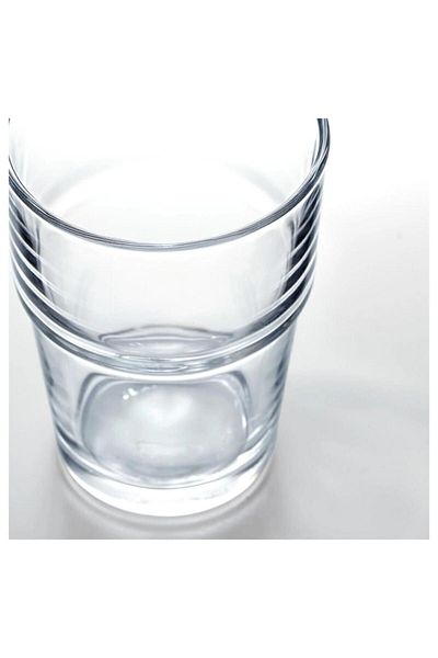 IKEA Ika Set of 6 Reko Glasses - Translucent Glass