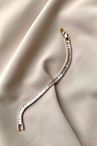 Zircon Stone Waterway Steel Bracelet