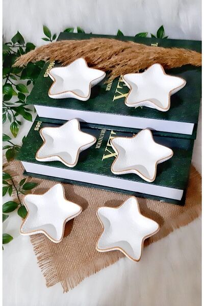 Genel Markalar Kahve Yanı Yıldız Sunumluk/lokumluk/çerezlik 6-adet