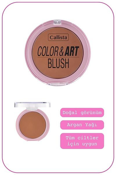 Callista Color Art Blush Toz Allık - 130 Copper My Way