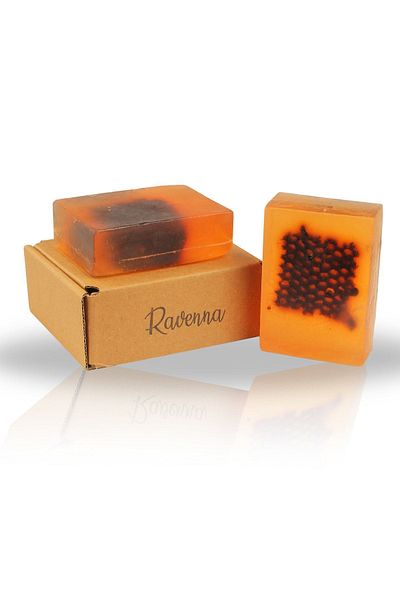RAVENNA صابون عسل كاراكوفان طبيعي 100% مصنوع يدويًا 120 جرام