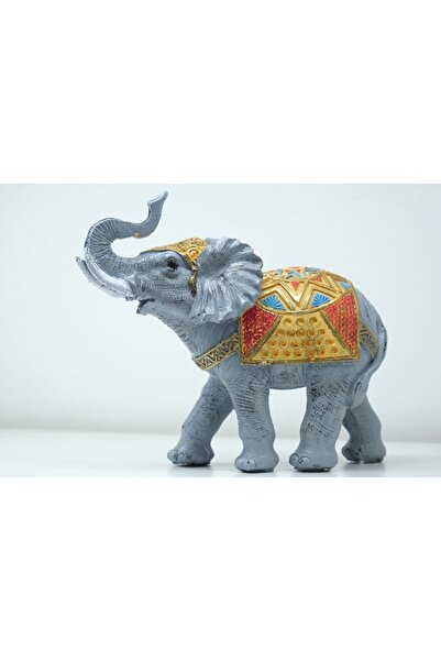 AYCEM Dekoratif Polyester El Işi Küçük Boy Fil Biblo