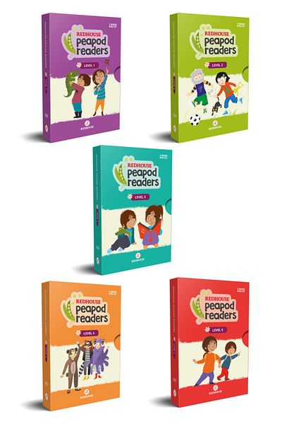Redhouse Yayınları Redhouse Peapod Readers English Story Set (25 Books)