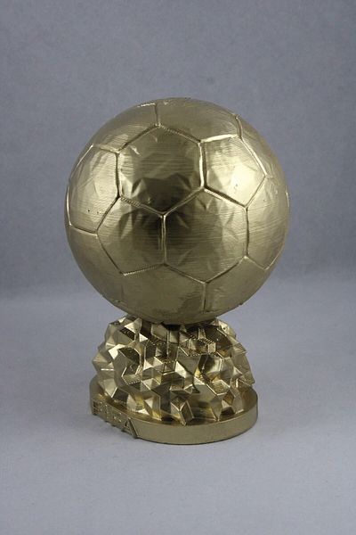 BZ TEKNOLOJİ 3D Fıfa Ballon D'or Model Original Gold 15 cm