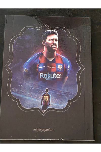 Bluoksweet 13,5X9,5 cm Straight Line School Sports Movie - Ronaldo Football Player Small Notepad 32 Sheets