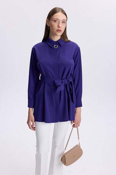 Zühre 1497 Model Plum Tunic - Size 38-46