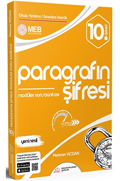 Paragrafın Şifresi Yayınları Paragrafın Şifresi 10. Sınıf Paragraf Modüler So...