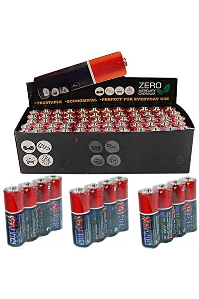 nelerbulurum 1.5 VOLT ÇİNKO AA KALIN KALEM PİL (60'LI PAKET )