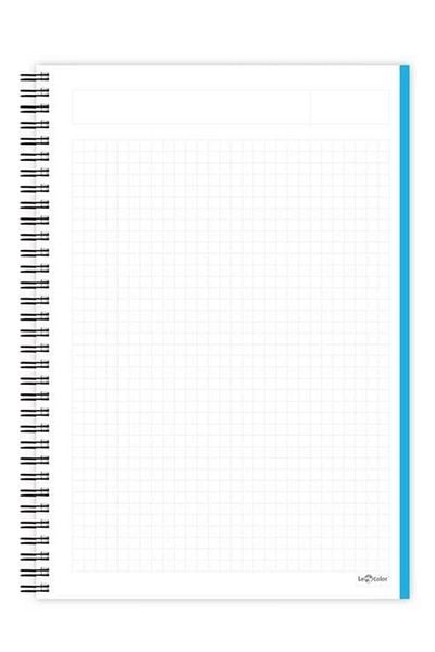 Le Color A5 Checkered Notebook - 200 Pages Dog Polygonal