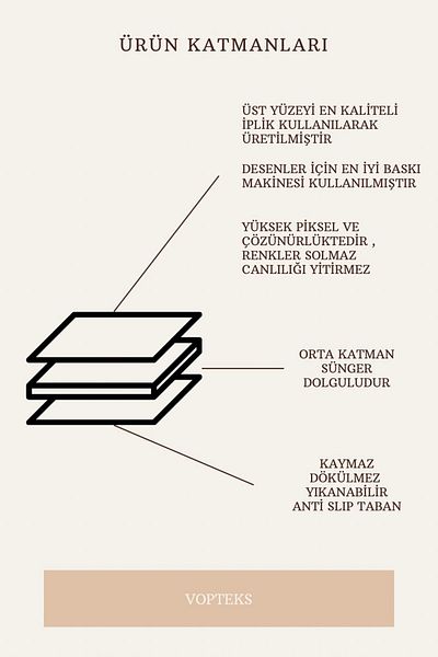 CENTER AVM Στρογγυλό χαλί μπάνιου Λευκό καφέ πατάκι
