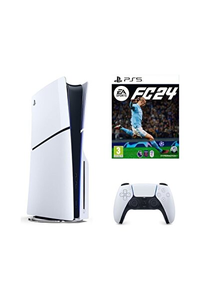 Sony Playstation 5 Slim Standart Edition + EA FC 24 (İthalatçı Garantili)