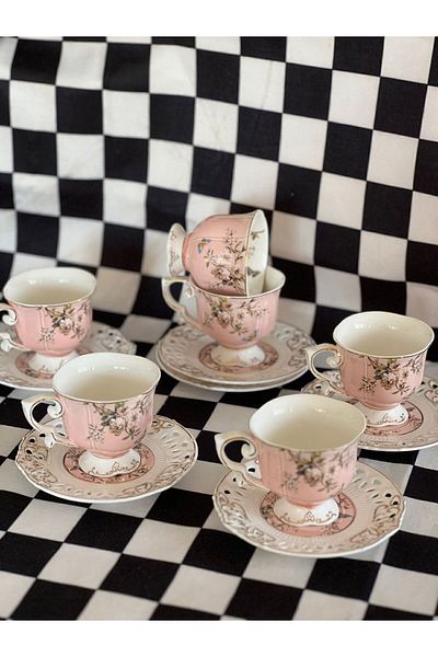 Kosova FLOWER 6-PIECE CUP SET