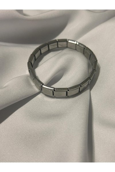 Generic Brand Stainless Steel Italian Charm Bracelet