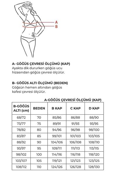 AYYILDIZ 777 Μαύρο σουτιέν συσπειρωτήρα