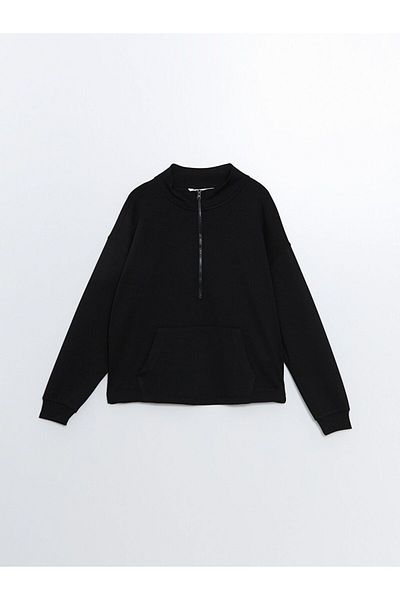 LC Waikiki Lcw Stand Collar Oversize dámské pyžamové top