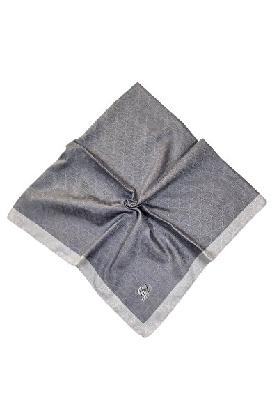 Orkide Monogram Desen Eşarp